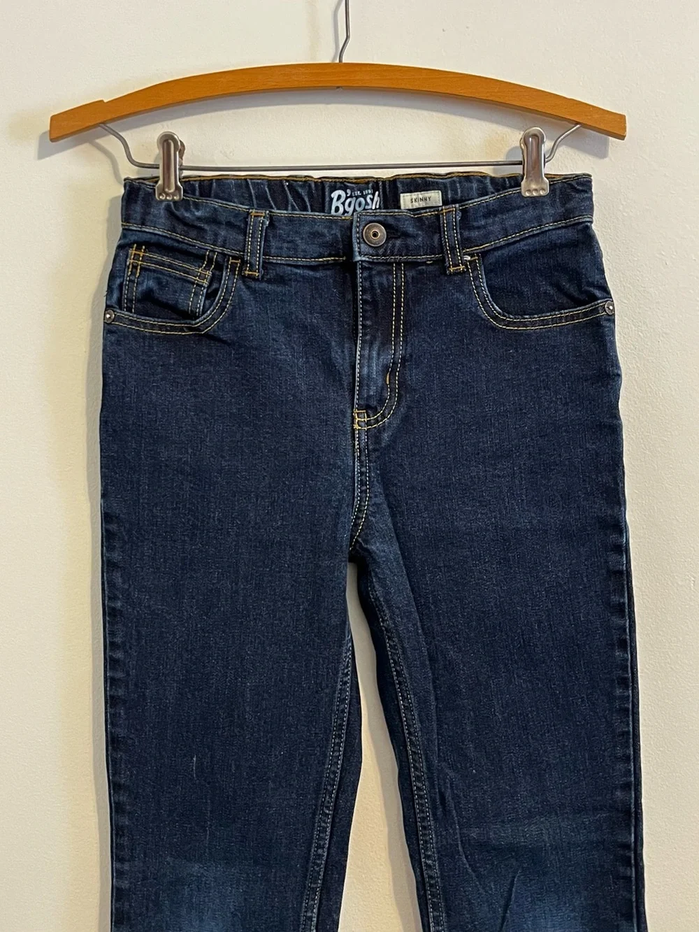 Oshkosh B’Gosh Skinny Jeans Dark Wash Denim Boys 12 Regular Adjustable Waist